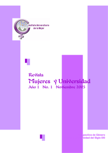 Revista 1. Mujeres y Universidad 2005 - DIGI