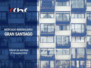 Cifras Mercado Inmobiliario 3er Trimestre 2015