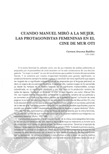 pdf Cuando Manuel miró a la mujer. Las protagonistas femeninas