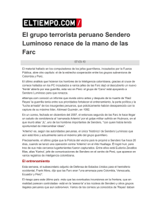07-03-10 El grupo terrorista peruano Sendero Luminoso renace de