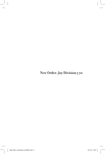 New Order, Joy Division y yo