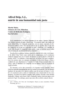 Alfred Delp, SJ, mártir de una humanidad más justa