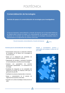 Comercialización de tecnologías - Universidad Politécnica de Madrid