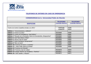 CONSERJERIAS de la UPO (Universidad Pablo de Olavide)