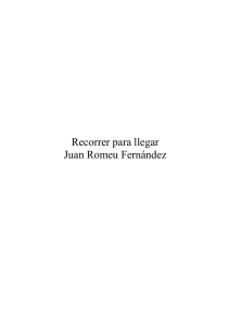 Recorrer para llegar Juan Romeu Fernández