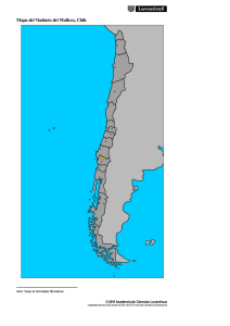 Mapa del Viaducto del Malleco, Chile