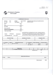 Ministerio dc Finanzas del Ecuador