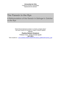 The Flaneûr in the Rye - Tesis