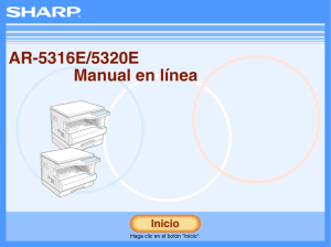 AR-5316E/5320E Operation-Manual Online-Manual ES
