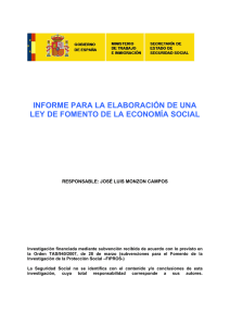 informe para la elaboración de una ley de