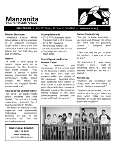 Manzanita Charter Middle School