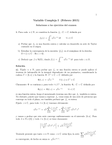 Variable Compleja I (Febrero 2015)