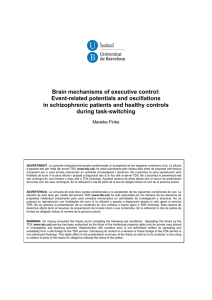 Brain mechanisms of executive control: Event
