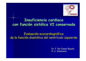 Insuficiencia cardiaca con función sistólica, VI conservada