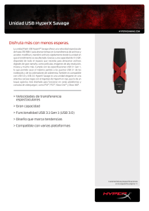 Unidad USB HyperX Savage