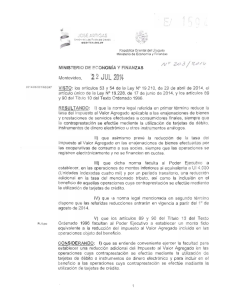 Decreto 203 2014 - Banco Central del Uruguay