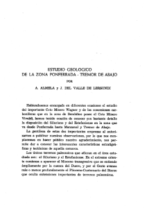 Page 1 ESTuDIO GEOLOGICO - - DE LA ZONA PONFERRADA