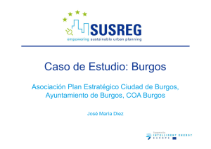 SUSREG - estudio de caso - Burgos