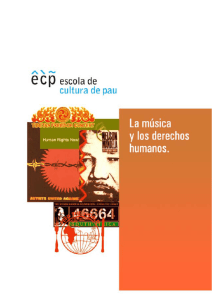 Música y Derechos Humanos - Escola de Cultura de Pau