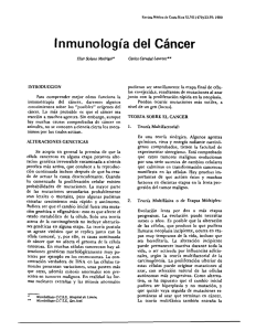 Inmunología del Cáncer