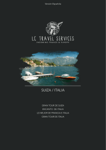 SUIZA / ITALIA - LC Travel Services