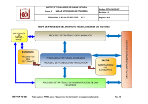 ANEXO 6 Mapa e interacción de procesos ITCV