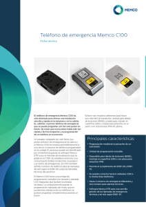 Teléfono de emergencia Memco C100