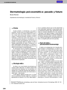 Dermatología psicosomática: pasado y futuro