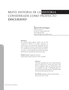 BREVE HISTORIA DE LA HISTORIA CONSIDERADA COMO