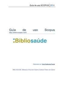 SCOPUS GUÍA . Libro - Bibliosaúde