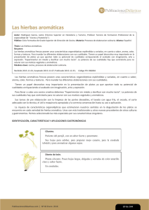 Las hierbas aromaticas - PublicacionesDidácticas