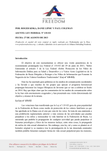 ADF Memorandum Ley Federal Rusa nº 135FZ v Español 3x