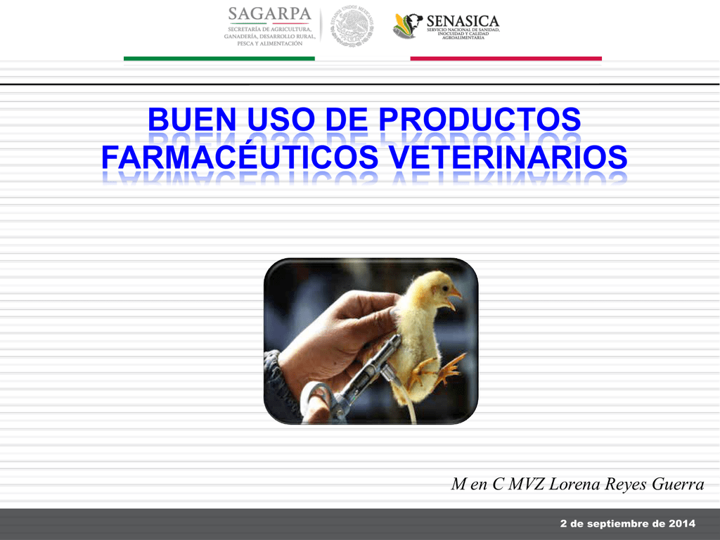 BUEN USO DE PRODUCTOS FARMAC\u00c9UTICOS VETERINARIOS