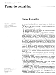 Atresia tricuspídea - Sociedad Argentina de Cardiología