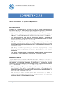 competencias - Universidad Politécnica de Cartagena