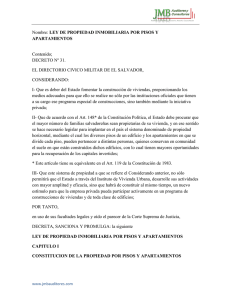 Nombre: LEY DE PROPIEDAD INMOBILIARIA POR PISOS Y