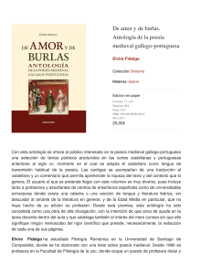 De amor y de burlas. Antología de la poesía medieval gallego