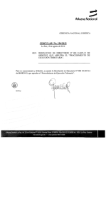 Page 1 =) -” Aduana Nacional GERENCIA NACIONAL JURIDICA
