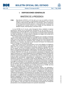 Real Decreto 297/2013 - Agencia Estatal de Seguridad Aérea