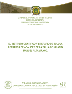 El instituto científico y literario de Toluca forjador de adalides de la