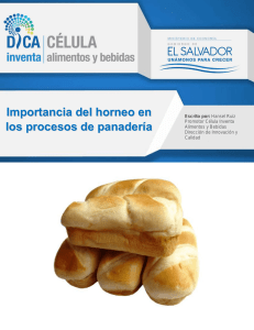 Importancia del horneo en los procesos de panadería