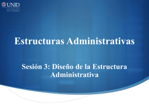 Estructuras Administrativas.