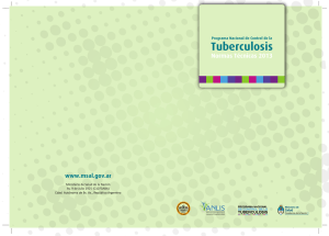 Tuberculosis - Ministerio de Salud de la Nación