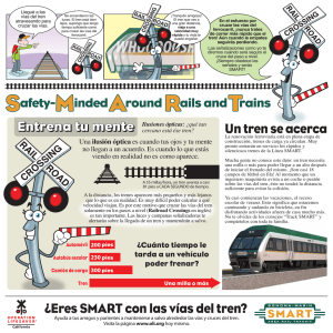 ¿Eres SMART con las vías del tren?