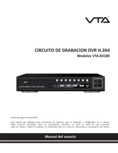 CIRCUITO DE GRABACION DVR H.264