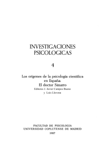 INVESTIGACIONES PSICOLOGICAS - E