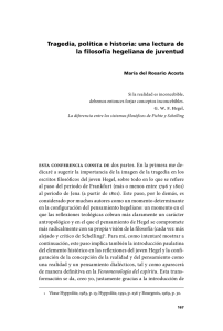 Tragedia, política e historia - Universidad Nacional de Colombia