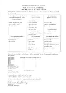 notice of general election