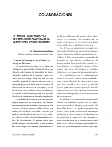 COLABORACIONES - Asociación Española de Bioética y Ética