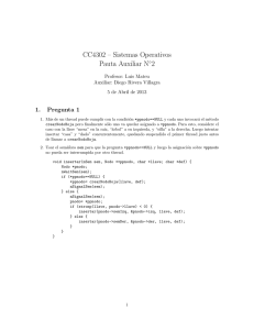 CC4302 – Sistemas Operativos Pauta Auxiliar N 2 - U